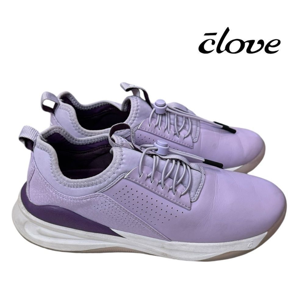Clove Women's CL005 Purple Nursing Healthcare Sneakers Shoes 8